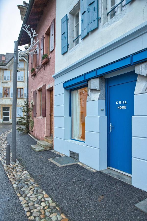 Chill Home : Appartement Cocooning Avec Jacuzzi Grandson Esterno foto